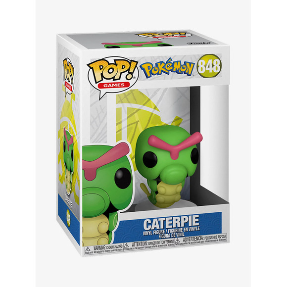 Funko Pop! Games Pokemon Caterpie Vinyl #848 Figure - Picture 2 of 4